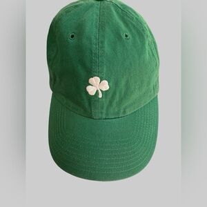 47 Brand Green Corduroy Clover Hat Adjustable Golf Luck Vintage Cap